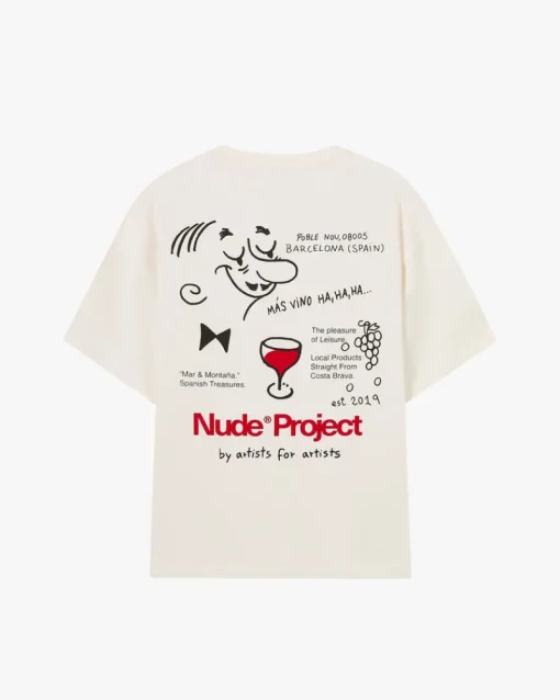 Nude Project Más Vino Tee Marshmellow Sale