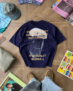 Nude Project Mushroom Tee Navy New