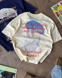 Nude Project Mushroom Tee Soft Yellow Clearance