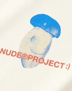 Nude Project Mushroom Tee Soft Yellow Clearance