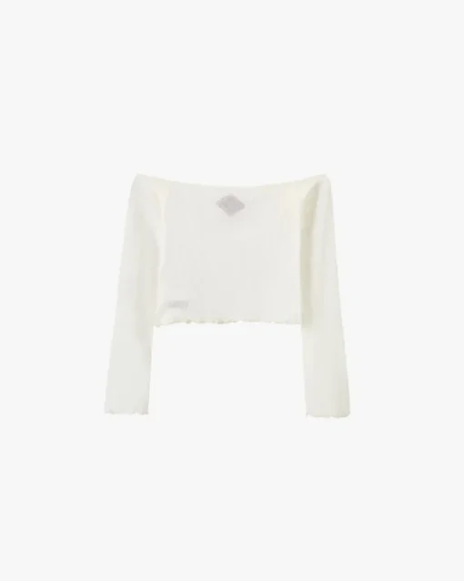 Nude Project Not Your Baby Top Marshmallow New