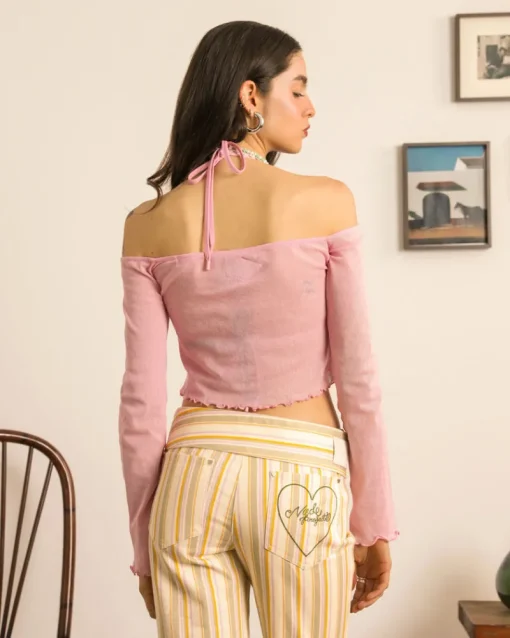 Nude Project Not Your Baby Top Pink Hot