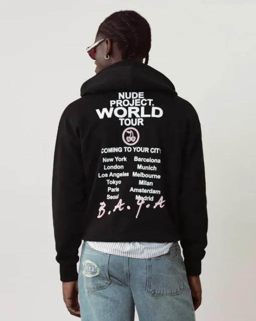 Nude Project Nude Tour Hoodie Black Fashion