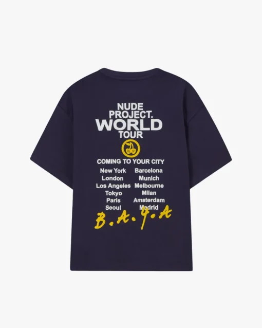Nude Project Nude Tour Tee Navy Outlet