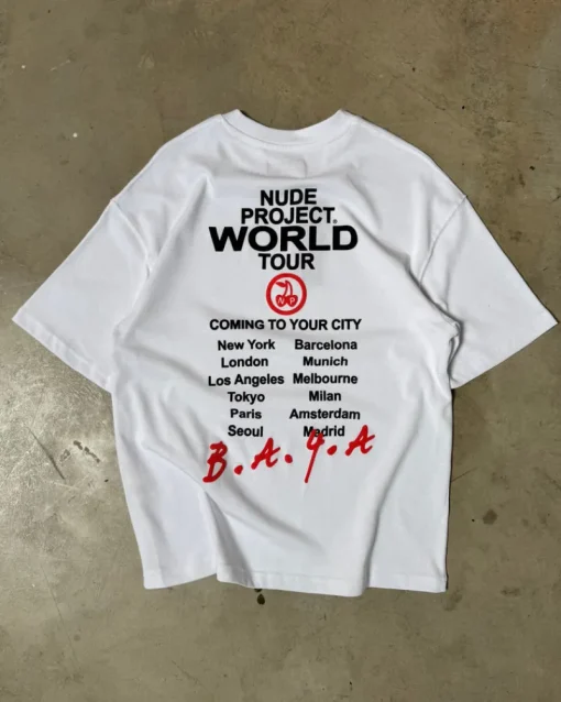 Nude Project Nude Tour Tee White Hot