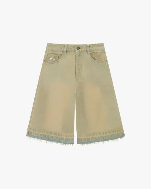 Nude Project Old Baggy Denim Shorts Sand Wash Outlet