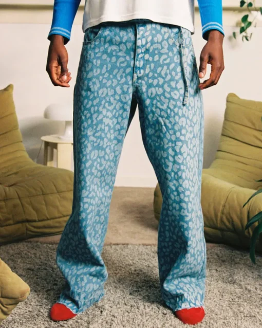 Nude Project Old Baggy Jeans Animal Print Best