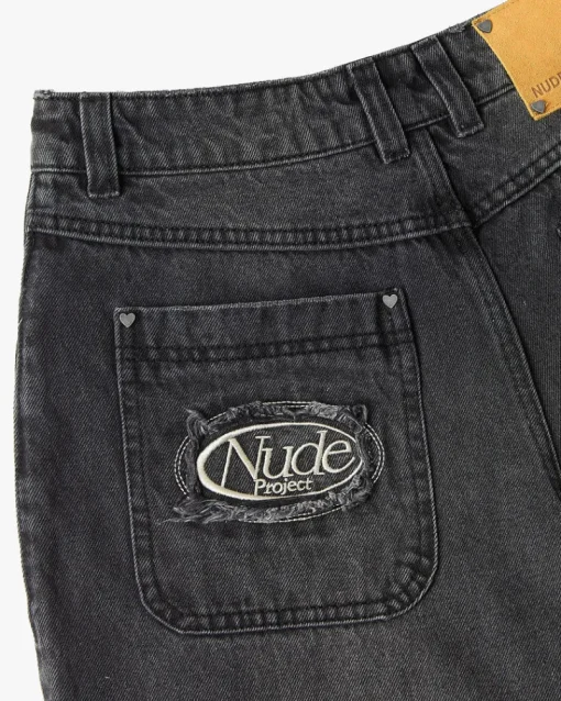 Nude Project Old Baggy Jeans Black Hot