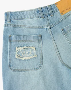 Nude Project Old Baggy Jeans Blue Fashion