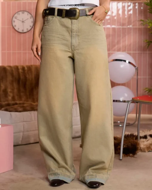 Nude Project Old Baggy Jeans Sand Wash New