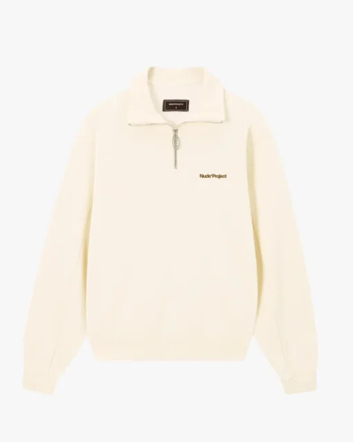Nude Project Origins Quarter-Zip Marshmallow Hot