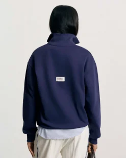 Nude Project Origins Quarter-Zip Navy Discount
