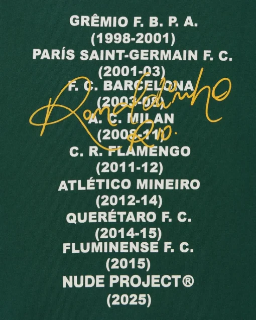 Nude Project Palmares Tee Forest Green Hot
