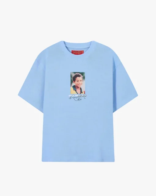 Nude Project Palmares Tee Light Blue Discount