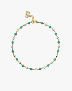 Nude Project Palmas Necklace Blue Clearance