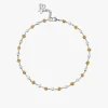 Nude Project Palmas Necklace Cream New