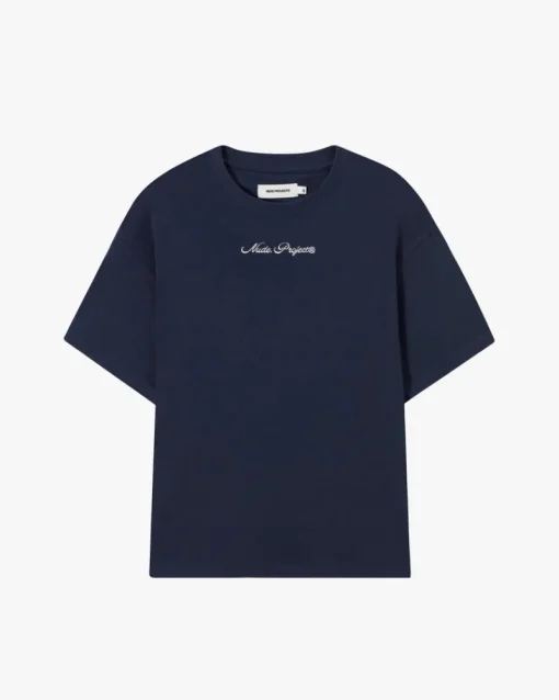 Nude Project Peach Tee Navy New