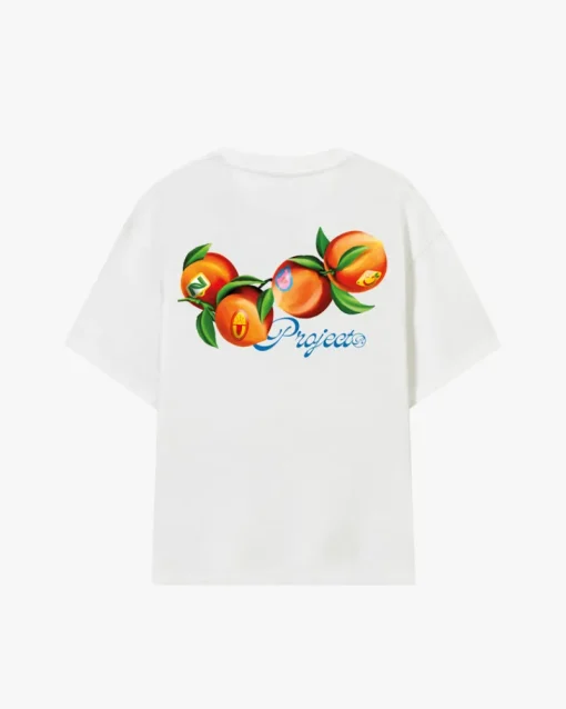 Nude Project Peach Tee White Discount