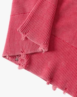 Nude Project Perfect Cropped Zip-Up Hoodie Raspberry Sale