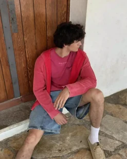 Nude Project Perfect Cropped Zip-Up Hoodie Raspberry Sale