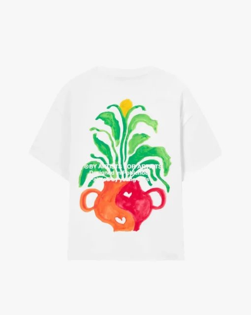 Nude Project Plant Tee White Fashion