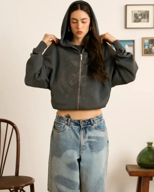 Nude Project Poblenou Zipper Ash Fashion