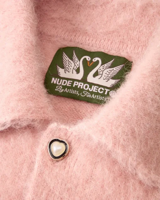 Nude Project Premium Alpaca Button Up Knit Cardigan Hot