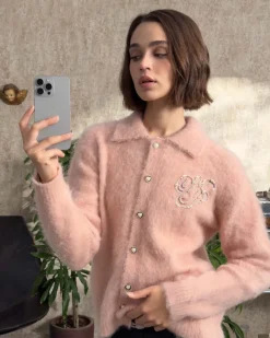 Nude Project Premium Alpaca Button Up Knit Cardigan Hot