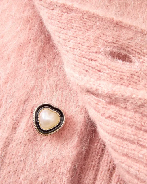 Nude Project Premium Alpaca Button Up Knit Cardigan Hot