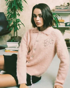 Nude Project Premium Alpaca Button Up Knit Cardigan Hot