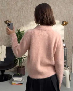Nude Project Premium Alpaca Button Up Knit Cardigan Hot