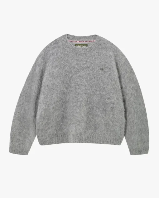 Nude Project Premium Alpaca Sweater Grey Discount