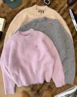 Nude Project Premium Alpaca Sweater Grey Discount