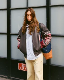 Nude Project "The" Leather Jacket Red Outlet