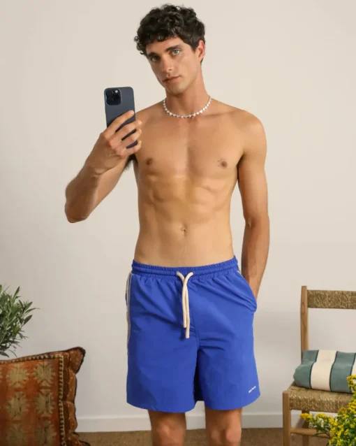 Nude Project "The" Swimshorts Blue New