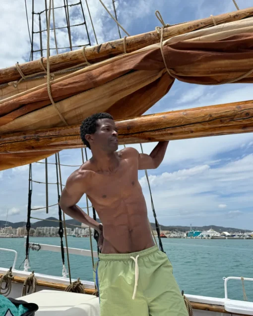 Nude Project "The" Swimshorts Khaki Fashion