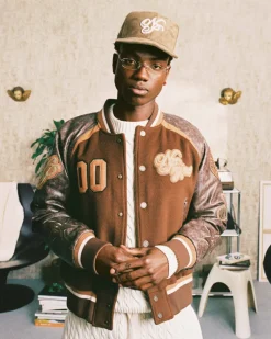 Nude Project "The" Varsity Bomber Jacket Outlet