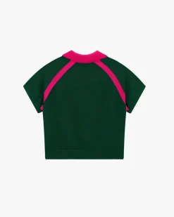 Nude Project R10 Knit Polo Forest Green Sale