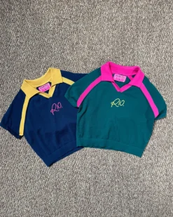 Nude Project R10 Knit Polo Forest Green Sale