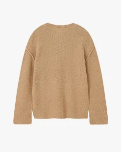 Nude Project Reversed Seams Knit Brown New