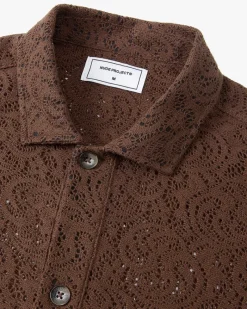 Nude Project Romantica Shirt Brown New