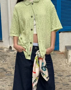 Nude Project Romantica Shirt Green Clearance