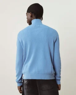 Nude Project Shady Zip-Up Knit Cardigan Blue Best