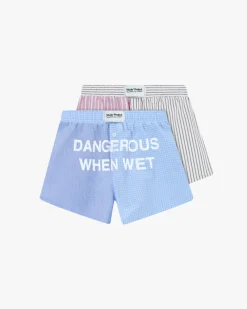 Nude Project Sleek Stripes Boxers Pwk/Dww 2Xpack Clearance