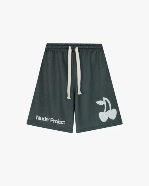 Nude Project Solid Mesh Short Black Fashion