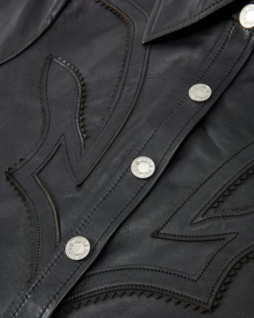 Nude Project Sophisticated Cowgirl Leather Shirt Sale