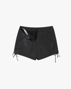 Nude Project Sophisticated Cowgirl Leather Shorts Clearance