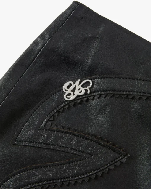 Nude Project Sophisticated Cowgirl Leather Shorts Clearance