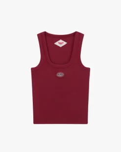 Nude Project Sophisticated Pleasure Tank Top Burgundy New