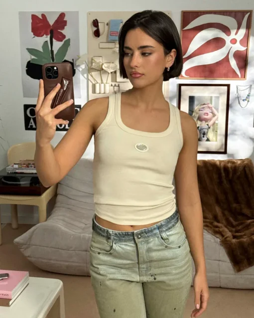 Nude Project Sophisticated Pleasure Tank Top Marshmallow Fashion